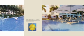 NÃO IMPORTA A IDADE,
o conjunto de piscinas do Majestic foi feito para criar um
ambiente único para sua família.
Ilustração artística da Piscina Infantil Ilustração artística da Piscina Mamãe e Bebê
 