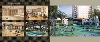 ESPAÇOS FITNESS diferentes para você estar sempre no melhor da sua forma e bem-estar.
Ilustração artística da Sala Multiuso (Yoga e Ginástica Localizada)
Ilustração artística da Sala de Musculação e Circuito Aeróbico
Ilustração artística do Spinning
Ilustração artística do Pergolado com Ginástica ao Ar Livre Ilustração artística da Musculação ao Ar Livre
 