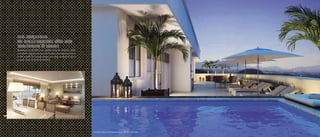 NO MAJESTIC,
AS COBERTURAS SÃO UM
CAPÍTULO À PARTE.
Coberturas de até 343m2
num projeto único. Da sua forma. Todas
compiscinaesportivacomraiade8metros,churrasqueiraesauna
úmida criando um terraço mágico com vista paradisíaca para o
parque e lazer exclusivo do Majestic.
Ilustração artística da Suíte Master Opção Flex da Unidade 1702 do Edifício SafiraIlustração artística da Sala da Unidade 1801 do Edifício Safira
Ilustração artística do Terraço da Unidade 1801 do Edifício Safira
 