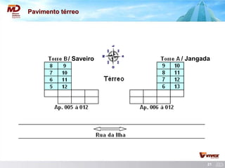 21 
Pavimento térreo 
/ Saveiro / Jangada 
 
