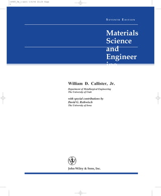 Book maretial science-callister | PPT