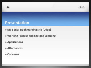 Social Bookmarking Assignment Ppt