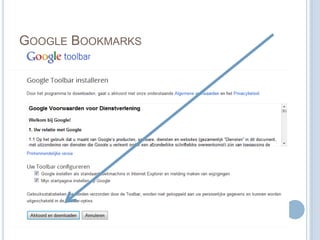 GOOGLE BOOKMARKS
 