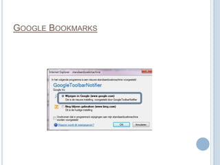 GOOGLE BOOKMARKS
 