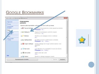 GOOGLE BOOKMARKS
 