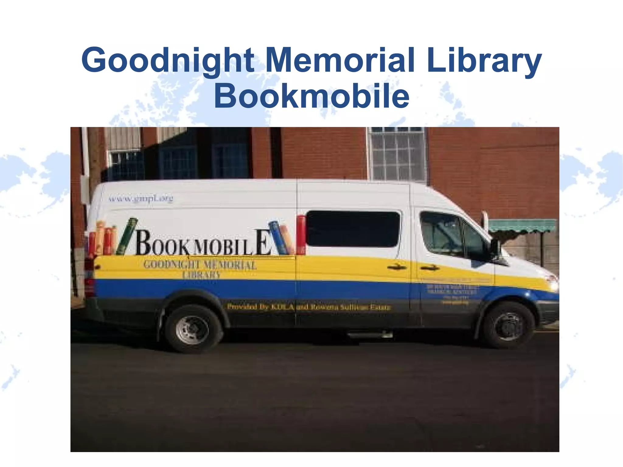 Goodnight Memorial Library Bookmobile 