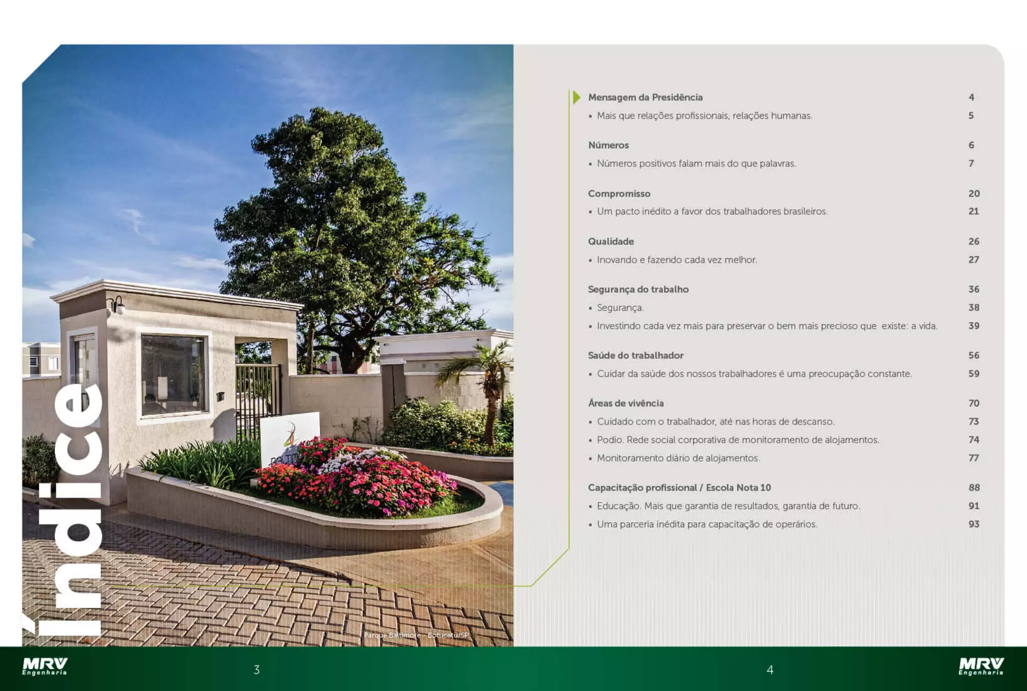 MRV Engenharia: Book Relações Humanas 2014