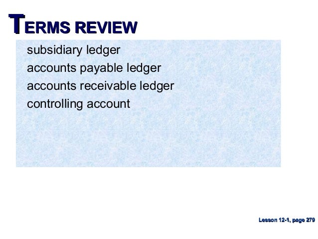 accounts payable ledger