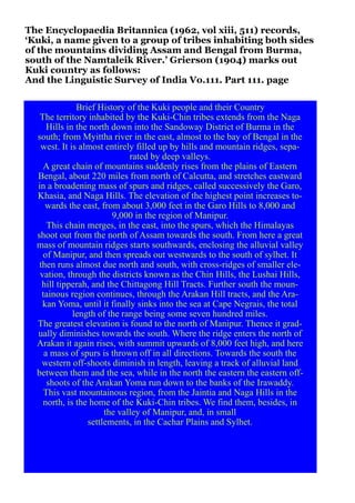 Kuki Language Script Book of Khulmi Kuki Alphabet | PDF