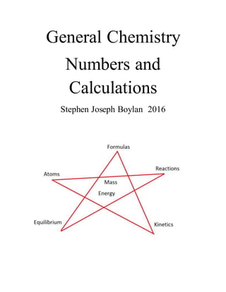General Chemistry
Numbers and
Calculations
Stephen Joseph Boylan 2016
 