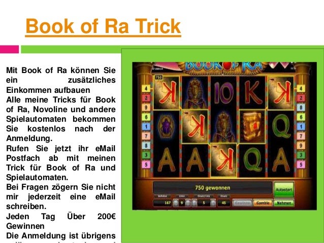 Book Of Ra Trick Kostenlos Book Of Ra Trick Kostenlos