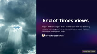 End of Times Views - Book of Revelation Summary