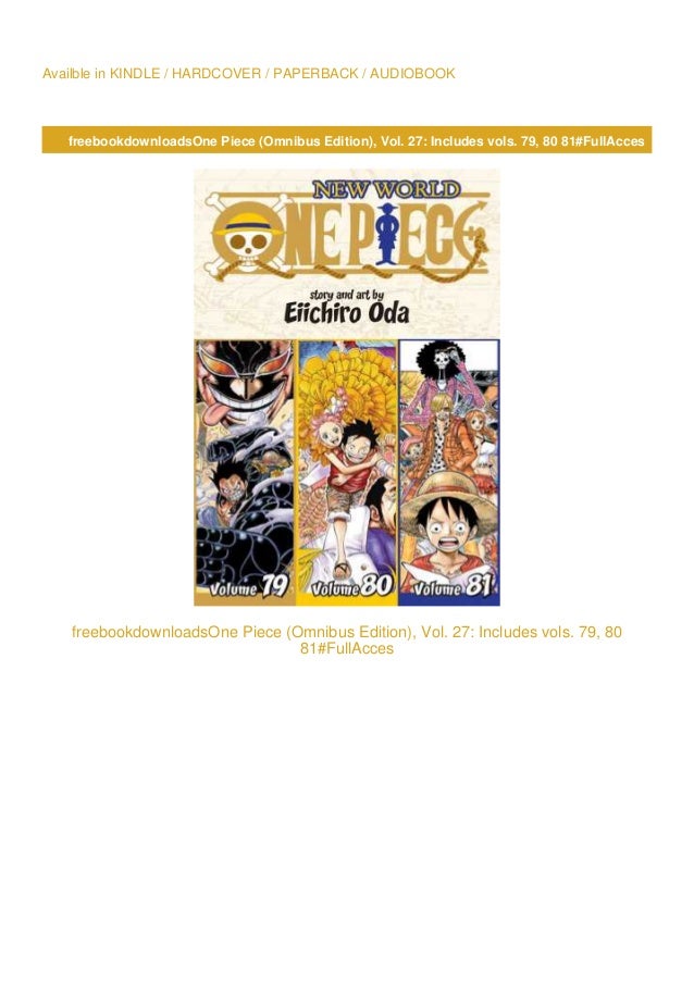 Bookone Piece Omnibus Edition Vol 27 Includes Vols 79 80 81 Bookone Piece Omnibus Edition Vol 27 Includes Vols 79 80 81