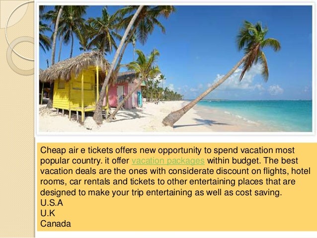 book cheap package holidays online