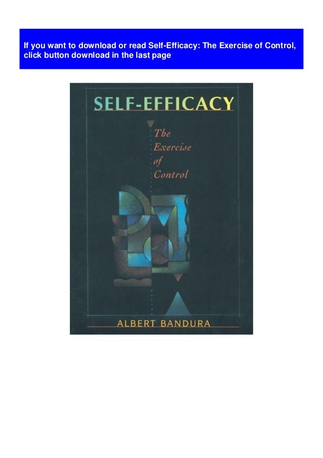 Bandura Self Efficacy Book 2025