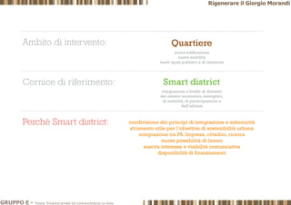 GRUPPO E - Tiziana Trivigno|Carmela De Lorenzo|Antonio La Gioia
Rigenerare il Giorgio Morandi
 