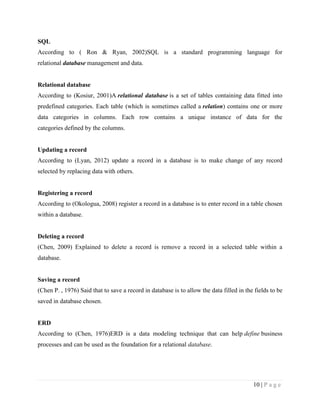Electronic Student Record Management System | PDF