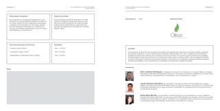 Proyecto 12                                                                            Foro de presentación de proyectos empresariales    Foro de presentación de proyectos empresariales                                                                                Proyecto 13
                                                                                                                    15 de abril de 2010   15 de abril de 2010




   Potencialidad Competitiva:                                 Ámbito de Actividad:
                                                                                                                                          Denominación:            Oikos                                           Distintivo Gráﬁco:
   No competimos con los grandes turoperadores, ya que        Nuestra actividad principal se desarrolla en el núcleo
   ofrecemos un producto totalmente diferente al turismo de   costero de El Médano, porque reúne todos los requi-
   sol y playa. Nuestro servicio es altamente personalizado   sitos que necesita el desarrollo de nuestra actividad.
   y adaptado a las necesidades de cada cliente, además       Posteriormente podrán deﬁnirse nuevas áreas que
   de estar claramente posicionados en un segmento de         permitan una expansión de la actividad en el mercado
   mercado muy deﬁnido y especializado, como es el turismo    regional canario.
   activo/deportivo y el mercado ruso.




   Previsiones Económico Financieras:                         Resultados:

   - Inversión inicial: 25.000 €                              - Año 1: 19.722 €                                                                Actividad:

   - Financiación Propia: 5.000 €                             - Año 2: 21.694 €                                                                Los promotores de Oikos Servicios Energéticos se deﬁnen como gestores de inversiones en consultoría, gestión y ejecución
                                                                                                                                               de proyectos energéticos, con dos líneas de negocio deﬁnidas y diferenciadas. Por un lado, instalaciones fotovoltaicas de
   - Necesidades de Financiación Ajena: 20.000 €              - Año 3: 23.863 €                                                                pequeña dimensión sobre cubiertas como producto de inversión ﬁnanciero. Por otro lado, servicios de eﬁciencia energética,
                                                                                                                                               actividad dirigida a proporcionar ahorros en el consumo de energía y agua a nuestros clientes, con el consiguiente beneﬁcio
                                                                                                                                               económico derivado de la reducción de su factura energética. Estos ahorros se conseguirán empleando distintas estrategias
                                                                                                                                               de eﬁciencia energética, como la implantación de dispositivos más eﬁcientes y energías renovables.



                                                                                                                                          Promotores:
Notas:

                                                                                                                                                                       Etaín Jiménez Rodríguez es Ingeniero Químico por la Universidad de La Laguna. Máster en Energías
                                                                                                                                                                       Renovables (2006-2008). Actualmente es becario F.P.I (Formación de Personal Investigador) en el campo de las
                                                                                                                                                                       Células Solares en el Departamento de Física Básica de la Universidad de La Laguna.




                                                                                                                                                                       Jacob Quintana Quintana, es Licenciado en Ciencias Químicas por la Universidad de La Laguna.
                                                                                                                                                                       Máster en Energías Renovables (2006-2008). Diploma de Estudios Avanzados. Es becario F.P.U (Formación del
                                                                                                                                                                       Profesorado Universitario) en el campo de pilas de combustibles, en el departamento de Química-Física de la
                                                                                                                                                                       Universidad de la Laguna.



                                                                                                                                                                       Diana Mesa Morillo, es Licenciada en Ciencias Químicas por la Universidad de La Laguna. Máster en
                                                                                                                                                                       Energías Renovables (2006-2008). Ha sido becaria del SOIVRE (Ministerio de Industria) y del Servicio del Medio
                                                                                                                                                                       Ambiente de la Universidad de la Laguna. Consultora I+D y actualmente realiza el doctorado en el Departamen-
                                                                                                                                                                       to de Química Analítica, Bromatología y Nutrición de la Universidad de La Laguna.
 