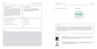 Proyecto 01                                                                                 Foro de presentación de proyectos empresariales    Foro de presentación de proyectos empresariales                                                                                 Proyecto 02
                                                                                                                         15 de abril de 2010   15 de abril de 2010




   Potencialidad Competitiva:                                       Ámbito de Actividad:
                                                                                                                                               Denominación:            Neemland Ecosystem                               Distintivo Gráﬁco:
   Esta iniciativa se sitúa en un contexto web 2.0, donde la        La actividad se centra en el mercado español que
   información ﬂuye en ambas direcciones, se intercambia            cuenta con más de 22.600 establecimientos hoteleros.
   constantemente, siendo la más importante la que proviene         Este modelo de negocio puede ser reproducible en
   de los usuarios, inﬂuyendo a la hora de tomar decisiones.        fases posteriores en otros países.
   La estrategia de la empresa parte de aprovechar la diver-
   sidad de herramientas tecnológicas y gratuitas que existen
   en la actualidad (vídeos, fotografías, blogs, microblogins,
   redes sociales, entre otras) y utilizarlas como una ayuda
   para posicionar el portal, siendo la credibilidad de la infor-
   mación el elemento clave.




   Previsiones Económico Financieras:                               Resultados:

   - Inversión inicial: 35.000 €                                    - Año 1: 133.600 €

   - Financiación Propia: 10.000 €                                  - Año 2: 228.000 €

   - Necesidades de Financiación Ajena: 25.000 €                    - Año 3: 290.000 €
                                                                                                                                                    Actividad:

                                                                                                                                                    El principal servicio ofrecido es el de control de insectos y plagas mediante la producción y aplicación de insecticidas naturales
                                                                                                                                                    de origen vegetal provenientes del árbol del neem (Azadirachta Indica A. Juss). Asimismo se ofrecen servicios de asesoría
                                                                                                                                                    sobre técnicas de agroecología para un mejor y más racional aprovechamiento agrícola en equilibrio con el medioambiente.
                                                                                                                                                    El proyecto parte del ámbito rural senegalés, donde se obtiene la materia prima necesaria para la fabricación de los productos,
                                                                                                                                                    destinados a corto plazo al mercado local de Senegal y a medio plazo al mercado internacional, apoyándose en la posición
Notas:                                                                                                                                              geoestratégica de las Islas Canarias.




                                                                                                                                               Promotores:


                                                                                                                                                                            Ibrahima SARR es Especialista en Comercio Exterior, licenciado en Comercio Internacional Aplicado en
                                                                                                                                                                            Lenguas Extranjeras de la Universidad Gaston Berger de Saint-louis (Senegal) y egresado del Máster de Com-
                                                                                                                                                                            ercio Exterior de la Universidad de La Laguna (curso 2008-09).




                                                                                                                                                                            Diego M. Díaz González es Técnico Superior en Gestión de Empresas Agropecuarias con especial-
                                                                                                                                                                            ización en Hortofruticultura y Formador de formación ocupacional. Es el Presidente de la Asociación Canaria
                                                                                                                                                                            para la Mejora del Medioambiente (CANARINA).
 