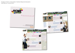 Projet en interne : Association Castres Mazamet étudiants 
Site Web en construction 
 
