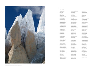 La est della Egger fotografata da Matteo Bernasconi, spedizione 2011
TUTTI I RAGNI
Pierluigi Airoldi
Carlo Alde’
Luigi Alippi
Stefano Alippi
Gianfranco Anghileri
Silvano Arrigoni
Dante Barlascini
Giulio Bartesaghi
Renato Bartesaghi
Lorenzo Battiston
Daniele Bernasconi
Matteo Bernasconi
Carlo Besana
Daniele Bianchi
Don Paolo Bizzarri
Walter Bonatti
Daniele Bosisio
Cristian Brenna
Cesare Bugada
Mos. Roberto
Giovanni Carcianiga
Guerino Cariboni
Dave Carman
Adriano Carnati
Pierantonio Cassin
Agostino Castagna
Matteo Castelnuovo
Giuseppe Castelnuovo
Dario Cecchini
Carlo Colombo
Carlos Comesaña
Mario Conti
Battista Corti
Agostino Da Polenza
Alberto Dalla Rosa
Matteo Della Bordella
Luigi Fantoni
Giuseppe Ferranti
Carlo Ferrari
Lorenzo Festorazzi
Silvio Fezzi
Giuseppe Fumagalli
Sergio Ghiraldini
Mario Ghislanzoni
Mario Giacherio
Cesare Giudici
Antonio Invernizzi
Giuseppe Lafranconi
Michele Lancini
Fabio Lenti
Alessandro Liati
Alberto Marazzi
Giuliano Maresi
Giancarlo Marinoni
Vittorio Meles
Mario Merelli
Luciano Meroni
Dario Missaglia
Marco Negri
Giovanni Ongaro
Fabio Palma
Luca Passini
Andrea Pavan
Simone Pedeferri
Alessandro Penco
Davide Pennati
Romano Perego
Aldo Piazza Dino
Matteo Piccardi
Alberto Pirovano
Isidoro Pozzi
Giovanna Pozzoli
Giovanni Ratti
Roberto Ratti
Piero Rava’
Gerardo Re De Paolini
Andrea Redaelli
Giorgio Redaelli
Serafino Ripamonti
Luciano Riva
Marco Riva Medaia
GianFelice Rocca
Giuseppe Rusconi
Maurizio Scaioli
Adriano Selva
Andrea Spandri
Giovanni Spinelli
Davide Spini
Carlo Spreafico
Francesco Spreafico
Paolo Spreafico
Giuseppe Spreafico
Antonio Taglialegne
Giulio Tavola
Daniele Tavola
ierangelo Tentori
Marco Vago
Emilio Valsecchi
Natale Villa
Luca Vimercati
Angelo Zoia
Sergio Zoia
Annibale Zucchi
Corrado Zucchi
 