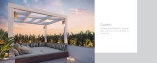 Gazebo
Cantinho aconchegante e especial,
para você curtir um fim de tarde ou
ler um livro.
Imagemilustrativa
43
 