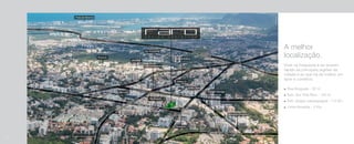 13
	 Rua Araguaia - 50 m
	 Estr. dos Três Rios - 150 m
	 Estr. Grajaú-Jacarepaguá - 1,5 Km
	 Linha Amarela - 2 Km
Viver na Freguesia é ter acesso
rápido às principais regiões da
cidade e ao que há de melhor em
lazer e comércio.
A melhor
localização.
14
Mapailustrativo
 