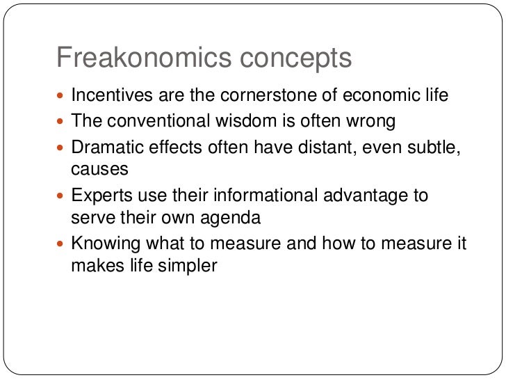 Freakonomics summary