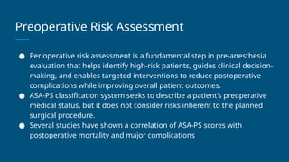 Comprehensive Pre-Anaesthetic Evaluation and Premedication Guidelines ...