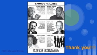 Thank you!!!
TED Talk: Carol Dweck
 