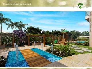 Perspectiva artística do playground
Materialexclusivoparatreinamentodecorretores
 