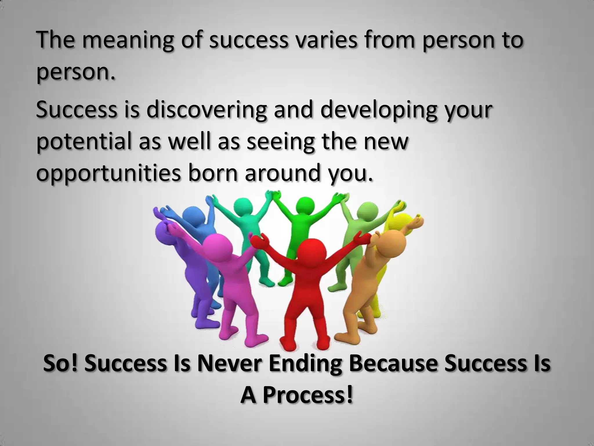 Success Is Never Ending Failure Is Never Final | PPTX