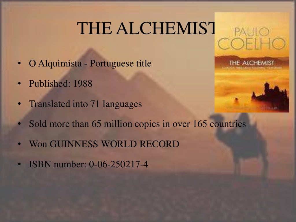 the alchemist meaning book