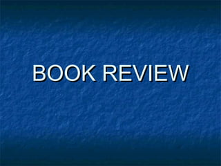 BOOK REVIEW

 