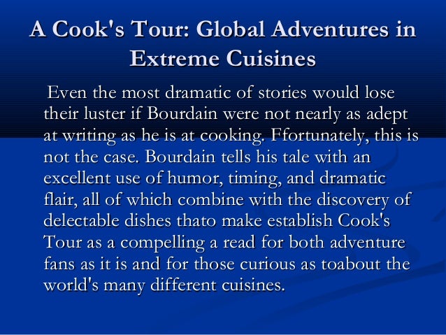 definition cook's tour