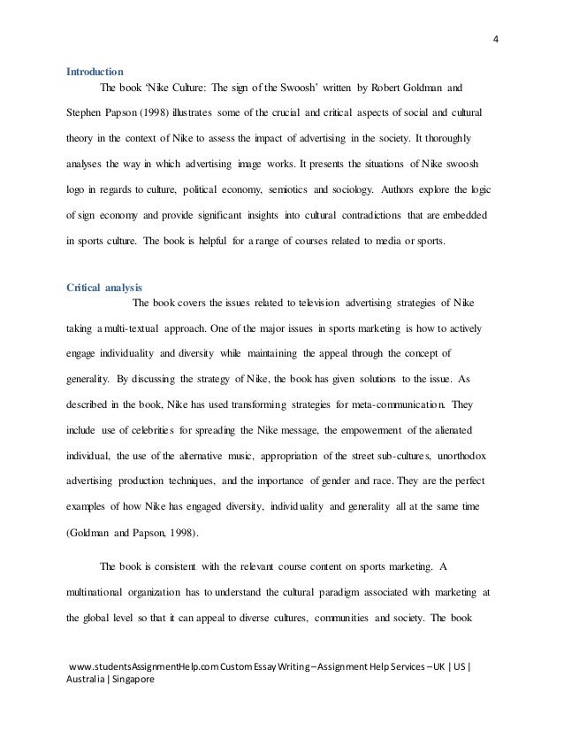 nike culture the sign of the swoosh