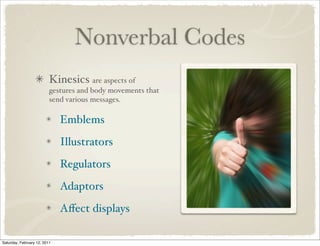 Nonverbal Communication | PPT