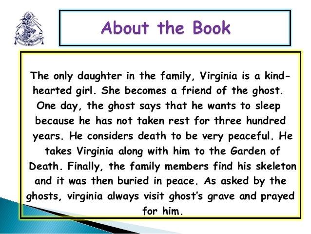 Book Review On Canterville Ghost