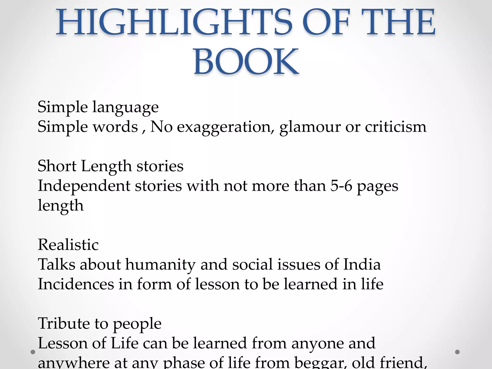 Wise and otherwise book review pptx