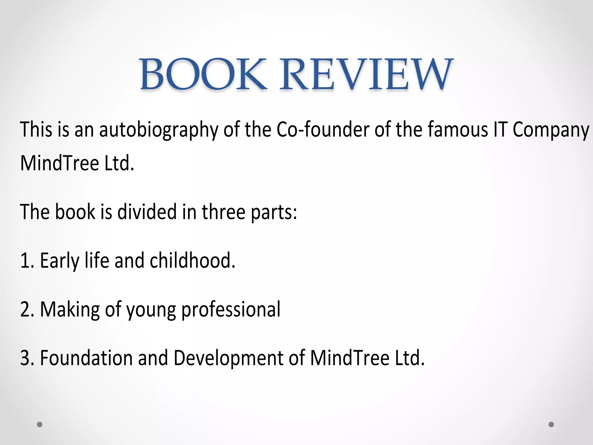 Wise and otherwise book review pptx