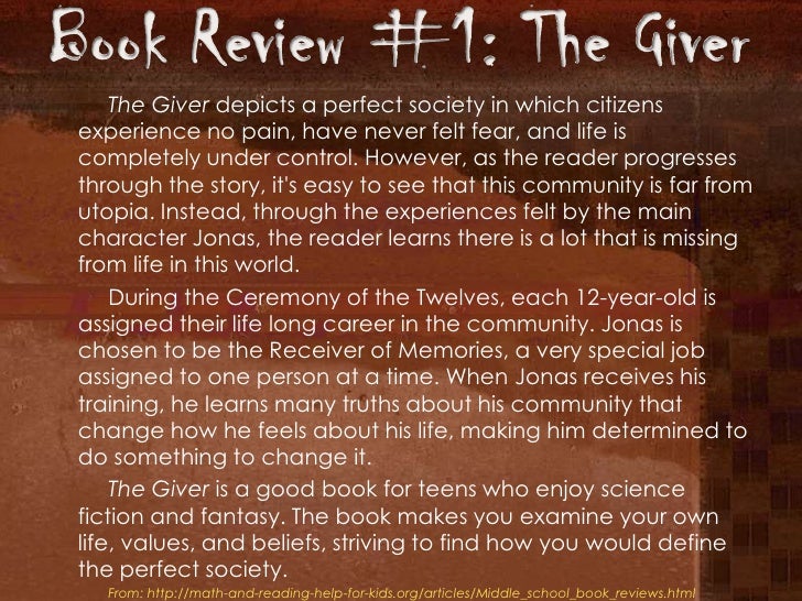 the giver book review essay