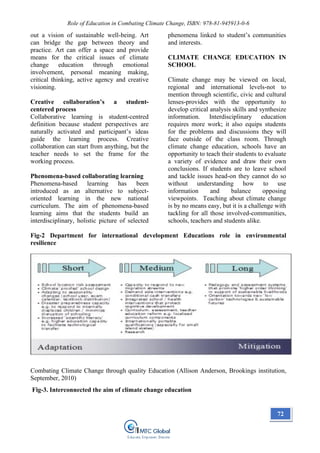 Book~ Role of Education in Combating Climate Change | PDF