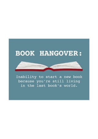 Book hangover (@goodreads)