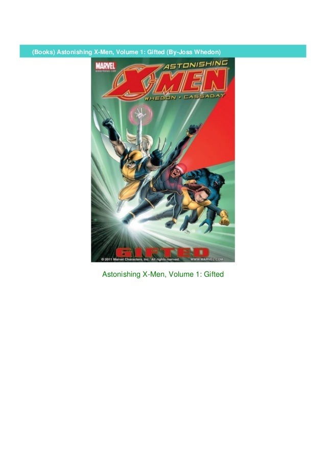 (Books) Astonishing XMen, Volume 1 Gifted (ByJoss Whedon)