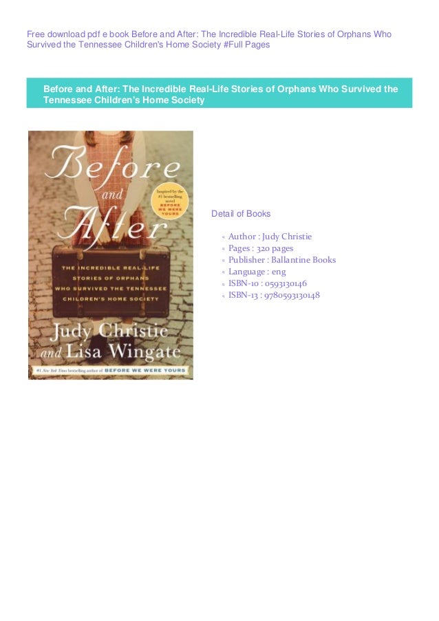 Books Before And After The Incredible Real Life Stories Of Orphans