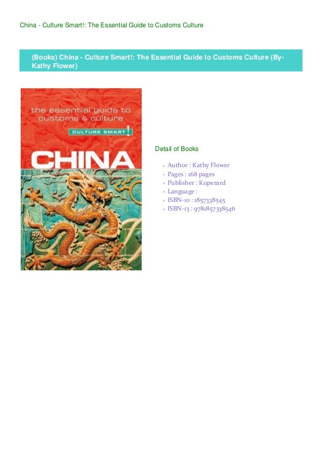 Culture Smart! China The Essential Guide to Customs /& Culture