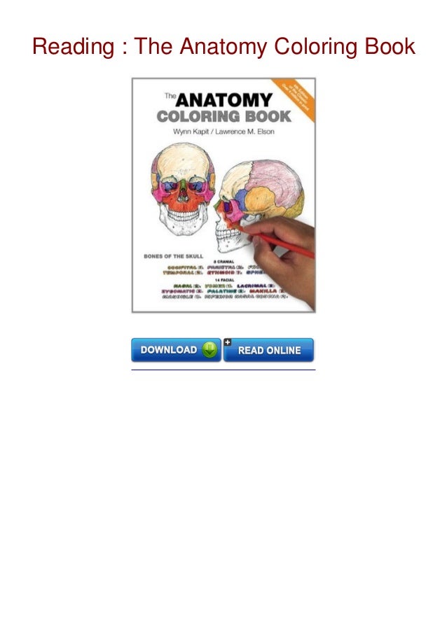Download Books Download The Anatomy Coloring Book Full Page