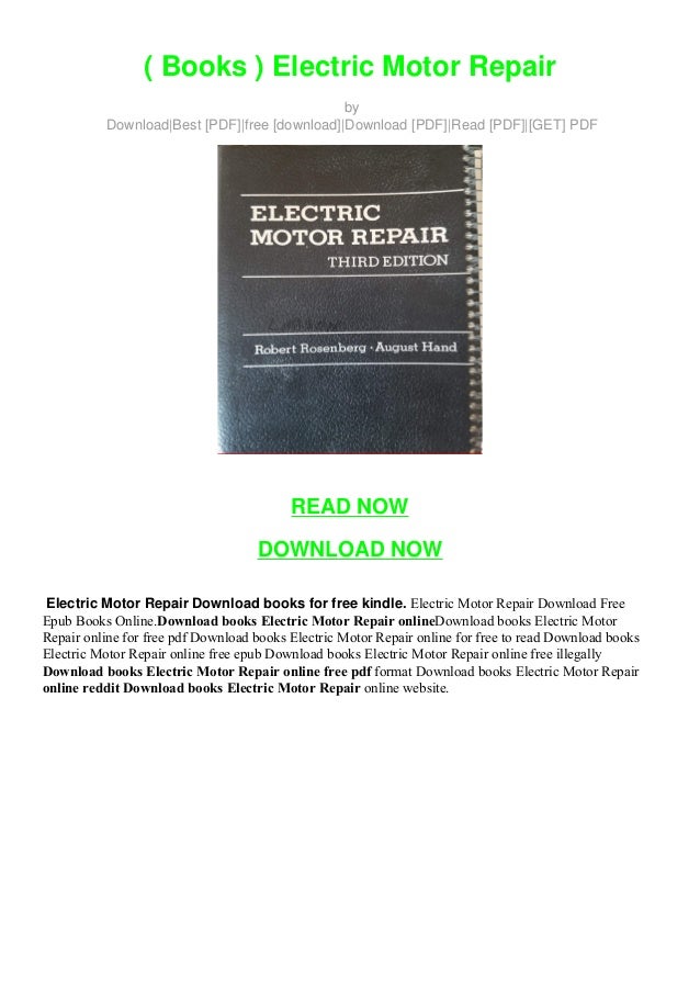 ( Books ) Electric Motor Repair