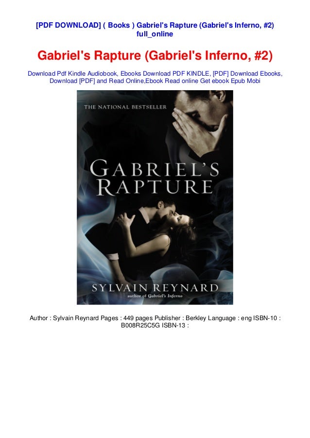 Books Gabriel S Rapture Gabriel S Inferno 2