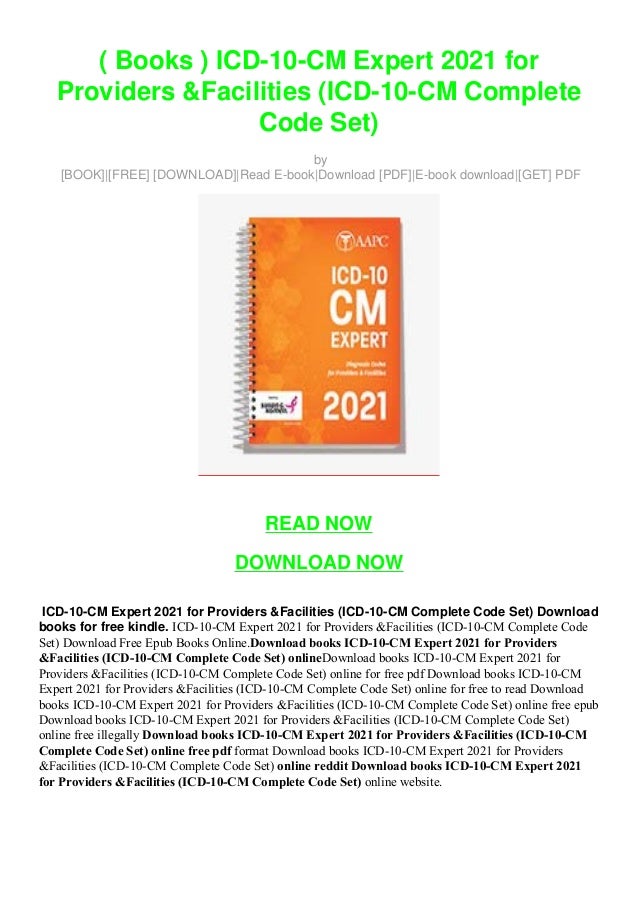 ( Books ) ICD-10-CM Expert 2021 for Providers & Facilities (ICD-10-CM ...